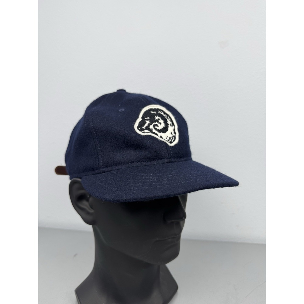 Duckworth Sawtooth Hat Adjustable Cap Sandlot Navy Blue Merino Wool Baseball